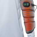 Elbow Heated Pad Wrap for Multiple Body Areas, FSA Eligible, Flexible Electric Heating Pads for Elbow Arm Wrist Ankle Leg Knee, Heated Brace Pad with 4 Heating Levels, 3 Timing Settings Blue (Grey)