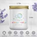 Lacrima Mom Birthday Gifts from Daughter Son, Lavender Candle Gift