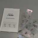 24 Pack Self Adhesive Hooks Heavy Duty - 33lb Max, Transparent, Waterproof, Sticky Wall Hooks for Keys, Bathroom, Shower, Outdoor, Kitchen, Door, Home Improvement, Utility Hooks