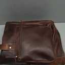 28" Vintage Duffel Classic Style with Modern Outlook Retro Thick Full Grain Cowhide Handmade Airplane Underseat Carry On Bags Leather Gym Overnight Luggage Bag (24 inch)