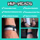 Thick Hair Ties for Men | Durable Hair Bands | Non-Slip Elastic Wristbands | Stylish & Versatile Mens Bracelet | Waterproof Bracelets & Summer Bracelets for Surf, Beach & Everyday Wear