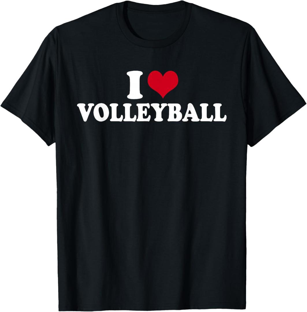 I Love Volleyball T-Shirt 1X
