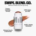Milk Makeup Matte Bronzer Buildable Cream Bronzer Stick with Mango Butter + Apricot Oil Hydrating, Multi-Use Formula for a Sunkissed Glow
