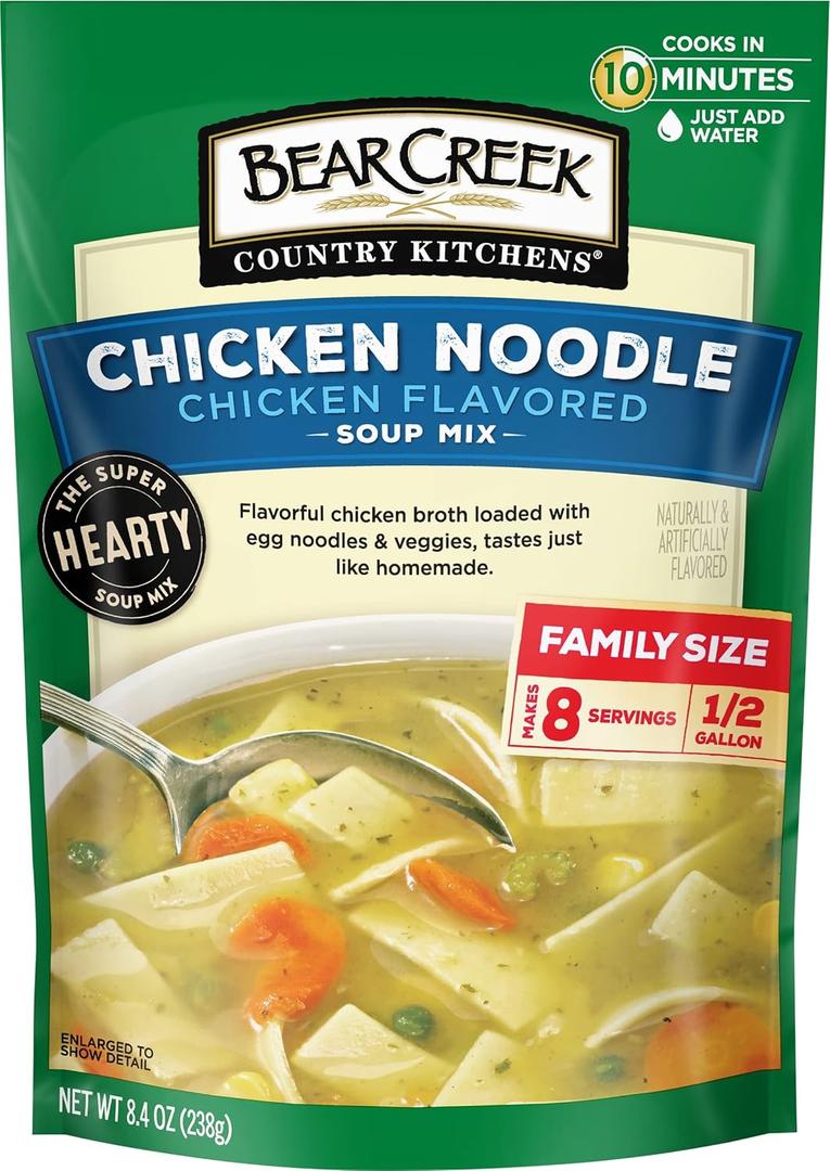 Bear Creek Soup Mix, Chicken Noodle, 8.4 Ounce (EXP 01/29/28)