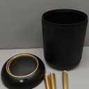 URALFA Motion Sensor Can with Lid, 3 Gallon / 11 L Automatic Bathroom  Can, Touchless Bin, Smart Plastic Garbage Can with Removable Legs for Bathroom, Bedroom, Kitchen, Office, Black