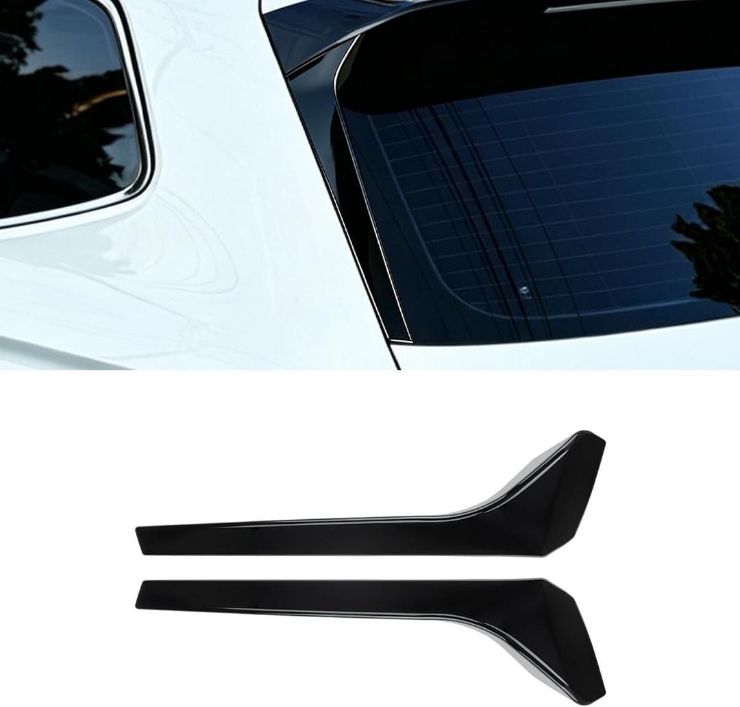 Rear Window Spoiler Side Wing Cover Trim Compatible for 2017 2018 2019-2024 Volkswagen T-iguan R-Line Accessories for VW T-iguan Exterior Decoration