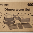 PUREEGG Dinnerware Set 300 Pieces