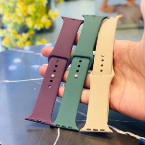 Bands Compatible for Apple Watch Band Women Men, Soft Silicone Sport Replacement Band for iWatch Apple Watch Series 10 9 8 7 6 5 4 3 SE Ultra