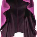 U-pick Cooling Towels Hoodie Towel for Neck and Face, UV Sun Protection Breathable Soft Instant Cool, Quick Dry Sweat Towel for Gym, Golf, Running, Beach, Camping & More (25"x12"), Purple