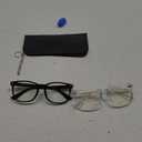 livho High Tech Blue Light Glasses - Advanced 99% Blue Light Blocking Computer Glasses - Anti Eyestrain & UV Glare Protection (*B1 Light Black+clear)