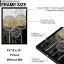Fxojyvo 13x19 Picture Frame Set of 3, Display Poster 11x17 with Mat or 13 x 19 Without Mat, Light Weight and High Transparent 13 by 19 Frame for Wall - 3 Pack/Black/13 x19