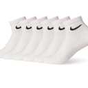 Nike Unisex Adult Everyday Cushioned Training Ankle Socks (6-Pack)