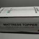 HOMRELEXA Bamboo Mattress Topper Twin XL Size 3 Inch, Cooling Gel & Bamboo Charcoal Memory Foam Mattress Topper for Back Pain Relief, Firm Dual-Layer Foam Bed Pad with Removable Cover College Dorm