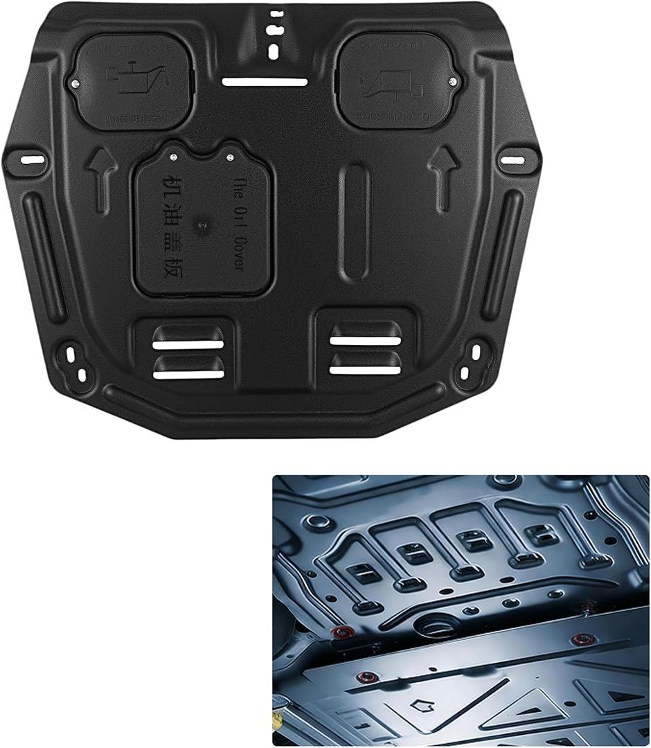 Front Engine Splash Shield Fit for Honda CR-V 2007 2008 2009 2010 2011 2012 2013 2014 Direct Replacement Engine Splash Guard,Engine Guard for Underbody Protection