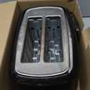 Toastmaster 2-Slice Toaster - Black with Stainless Steel - Kitchen Essential for Sandwich Bread & Breakfast Toast - Toaster with Wide Slots, High Rise Toast Lift & Cool-Touch Exterior