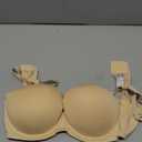 Push Up Bra for Women Padded Underwire Lift T Shirt Bra Smooth Demi Balconette, 42A