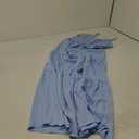 Dokuritu Women's Beach Crochet Lace Maxi Dress Solid Color Summer Vacation Spaghetti Strap Long Dress 2026 (Light Blue)