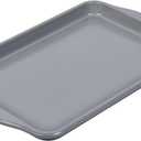 Sheet Pan 13 x 9 Inch, Non-Stick Rimmed Naturally Slick Ceramic Coating Cookie Sheet Pan for Oven Roasting Meat Bread Battenberg Pastries - Gray