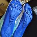 Track and Field Shoes for Men Women 8 Spikes Boys and Girls Kids Running Racing Shoes, 9 Women/7.5 Men