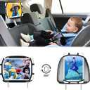 Car Headrest Mount Silicon Holder, Universal Tablet Holder in Back Seats, Car Mount Angle-Adjustable Car Headrest Holders Fits All 7-12.9 inch Tablets/Game Machines