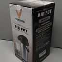 85 oz (2.5L) Airpot Coffee Carafe with Pump, Insulated Stainless Steel Coffee Dispenser, Coffee Carafes for Keeping Hot/Cold, Hot Beverage Dispenser for Party (84.5 Ounces, 1 Pack)