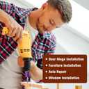 Magnetic Screw Ring: 1/4 Inch (6.35mm) Universal Detachable Drill Bit Magnetizer, Strong Magnetic Adhesion Prevents Screw Drop for Hex Screwdriver and Power Bits (6 Pcs)