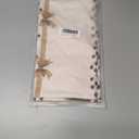 Country Stars Bows Red Berry Barn Window Curtain Valance Boho for Decorative Privacy Rod Pocket 52 X 16 Inches