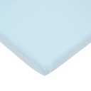 American Baby Company 3 Pack 100% Natural Cotton Fitted Cradle/Bassinet Sheets 36" x 18" - Soft, Breathable & Hypoallergenic Bed Sheets, Blue/Gray/White, Neutral for Boys & Girls