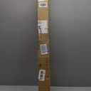 UNISHADES no Drill Cordless Roman Shades for Windows, 36" W × 64" H - Light Filtering - Linen - White