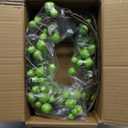 Mizii 3Pcs Artificial Green Apple Branches 40" Faux Green Apples with Long Stem Realistic Apple Fake Fruits Branche Greenery Decorations for Kitchen Table Centerpieces Tall Vase Home Decor