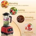Blenders for Kitchen, 1800W High Speed Smoothie Maker with 68oz Large Pitcher, 20oz Travel Cup, Pulse Self-Cleaning & Overheat Protection, Red