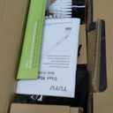 TUYU Electric Spin Scrubber, Full-Body IPX7 Waterproof Bathroom Scrubber with Power LCD Display, Adjustable Extension Handle, Cordless Shower Cleaner Brush for Bathtub Kitchen Wall Cleaning (Black)