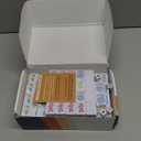 American Mahjong Tile Set 166 Tiles 1.2-inch Mahjong Game Set with 4 Dice (Pink)