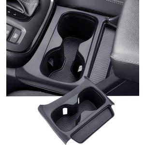Center Console Cup Holder Inserts for Honda CRV 2026 2025 2024 2023, Interior Accessories Silicone Car Cup Holders Covers Protector for 2023-2026 CR-V, Black