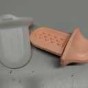 Diggs Groov Crate Training Aid for Puppies and Nervous Dogs  Calming Lick Mat for Crate Training & Separation  Puppy Enrichment Toy with Freezer Shell  BPA-Free  (Blush)