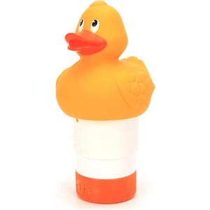 XY-WQ Chlorine Floater, Floating Pool Chlorine Dispenser (Duck), Fits 1 and 3 Inch Tablets for Large and Small Pools, Hot Tub, Spa