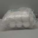 Lyrow 12 Pcs Large Glitter Christmas Ball Ornament Vintage Foam Christmas Tree Balls Sequin Hanging Ornament for Xmas Tree Home Wedding Winter Holiday Party Decor(Silver,4 Inch)