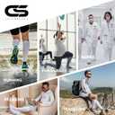 CS CELERSPORT 3 Pairs Compression Socks for Men and Women 20-30 mmHg Running Support Socks (XL)