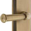 Grandeur 825362 Carre Plate Privacy with Georgetown Lever in Vintage Brass, Privacy - 2.375