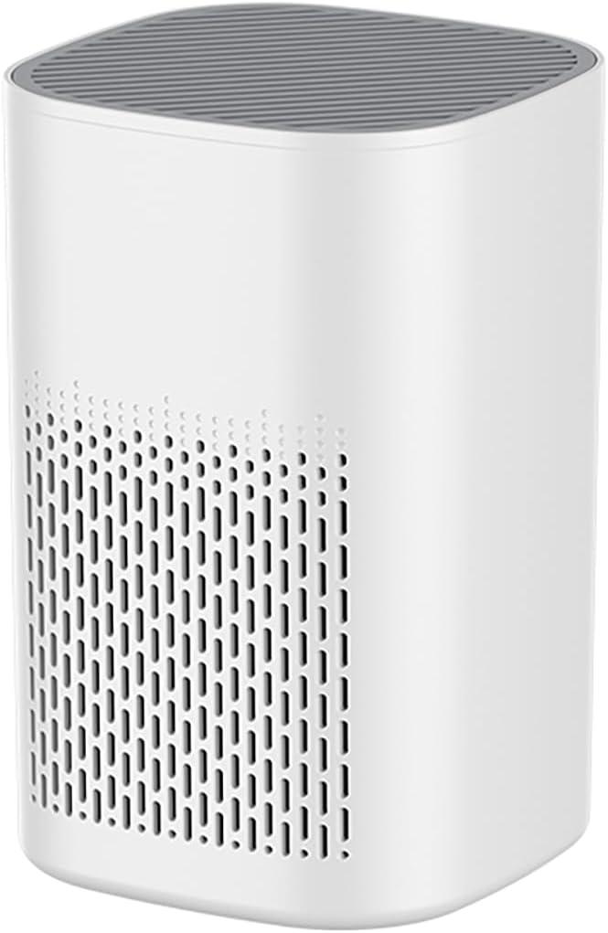 Mini Air Purifier with fragrance function, Whisper-Quiet HEPA Filtration with 360 Airflow to Eliminate Odors, Pet Dander, Dust, and Smoke from Your Home