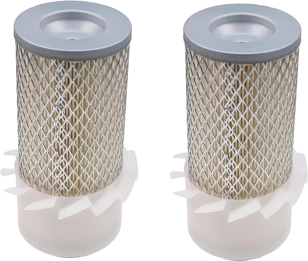 JZGRDN 2 filtros de aire 15227-11220 67800-58300 15501-11081 15562-11080 70000-11221 compatible con Kubota F2000, F2100, F2100E, B4200DT, B4200DT, B5100, B5200, B6100, B6200, KH31, KH35, KH41, KH5,