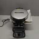 Waffle Maker, 1400W Belgian Waffle Maker, Double Waffle Iron 180 Flip, Rotating Nonstick Plates, Adjustable Browning Control, Locking Buckle & Cool Touch Handle, Removable Drip Tray, Stainless Steel