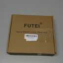 FUTEI Pack of 2 Chenille Tweed Vintage Throw Pillow Covers 20x20 Inch Soft Decorative Cushion Case Modern Farmhouse Accent for Couch Bed Living Room, Colorful