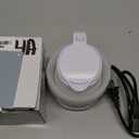 UpdateClassic Small Travel Foldable Electric Kettle, 0.6L Portable Collapsible Hot Water Boiler For Coffee Tea (White)