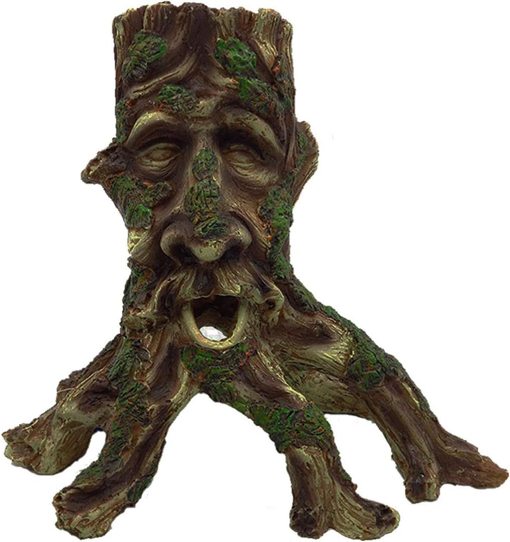 Tfwadmx Large Aquarium Driftwood Decaying Trunk Terrarium Resin Hollow Tree Root Log Ornament Decoration Fish Tank Hideouts Climbing Habitat Accessories for Bearded Dragon Snake Chameleon Reptile