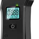 Breathalyzer, 2026 Upgraded Alcohol Breathalyzer Tester with LCD Digital Display, Grade Accuracy Portable Breathalyzers for Alcohol Home and Party Use (5 Mouthpieces)