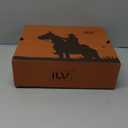 IUV Cowboy Boots For Women Knee High Western Cowgirl Boots Snip Toe Side Zipper Chunky Heel (8, Camel)