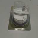 Whitecap T-Handle Latch - Chrome Plated Zamac/White Nylon - Locking - Freshwater Use Only