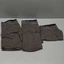 Organic Signatures 3-pack Soft Comfortable Mens 100% Organic Cotton Boxer Briefs (Large, Grey)