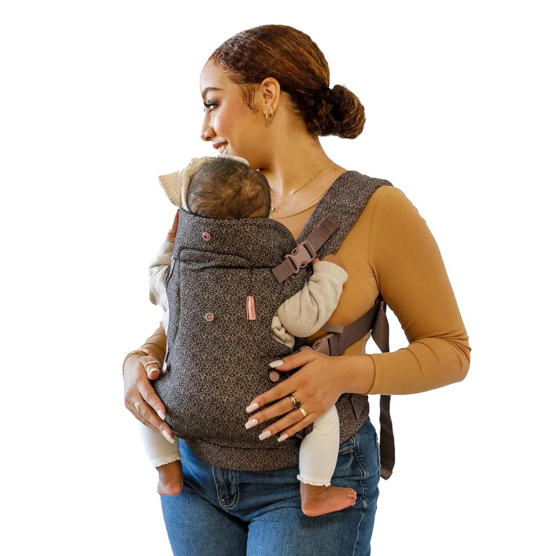 Infantino Flip 4-in-1 Convertible Baby Carrier, Adjustable, Ergonomic Babywearing, Registry Essential, Baby Carrier for Newborn to Toddler, Leopard Infantino Flip 4-in-1 Convertible Baby Carrier, Adjustable, Ergonomic Babywearing, Registry Essential, Baby Carrier for Newborn to Toddler, Leopard